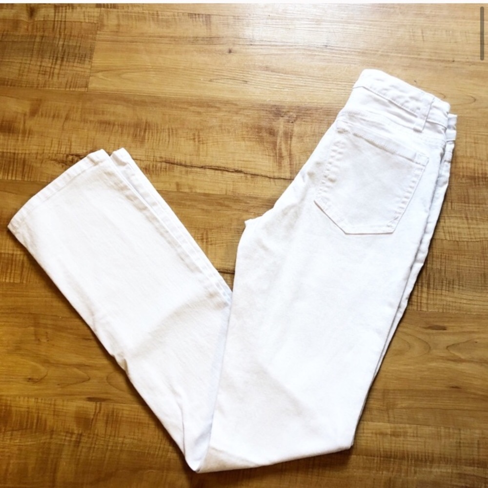 Jones New York Sutton Straight White Jeans 0